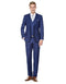 Mens Suit Savvy Slim Vested Suit Indigo