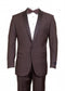 Dark Brown Tuxedo - Brown Wedding Suit - AlbertoNardoniStore