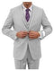 Light Grey Slim Fit Suit - AlbertoNardoniStore