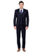 3 piece Suit - Navy Blue   Three PieceÂ SuitÂ - Mens Slim Fit Vested Suit Midnight Blue