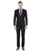 Mens Slim Modern Suit Black