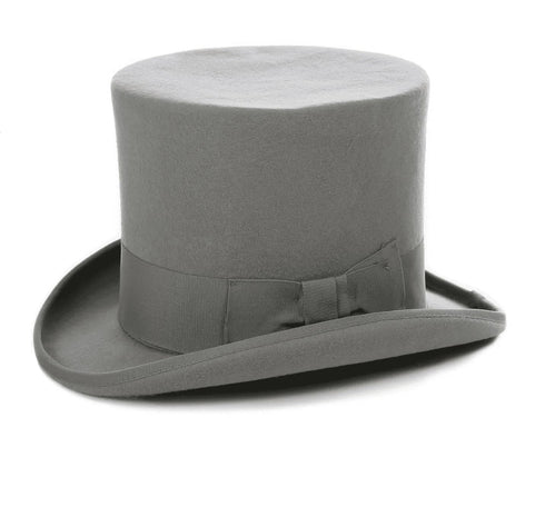 Mens Dress Tophat in Grey