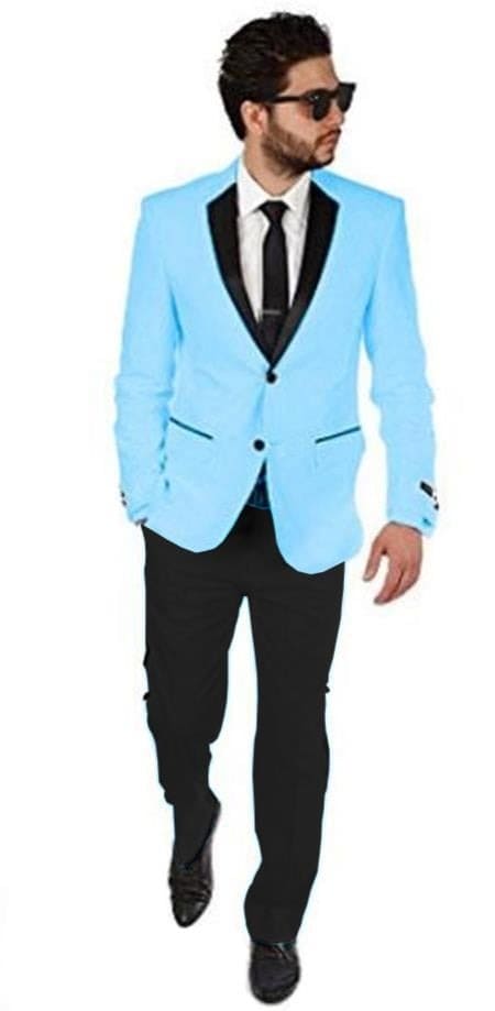 Light Blue Tuxedo - Blue Wedding tuxedo