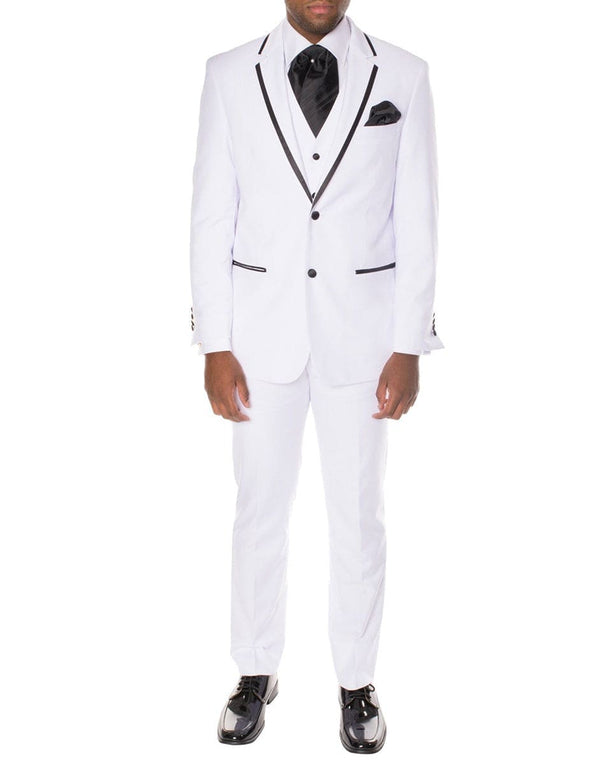 White Prom Suit - White Prom Tuxedo  - White Suit