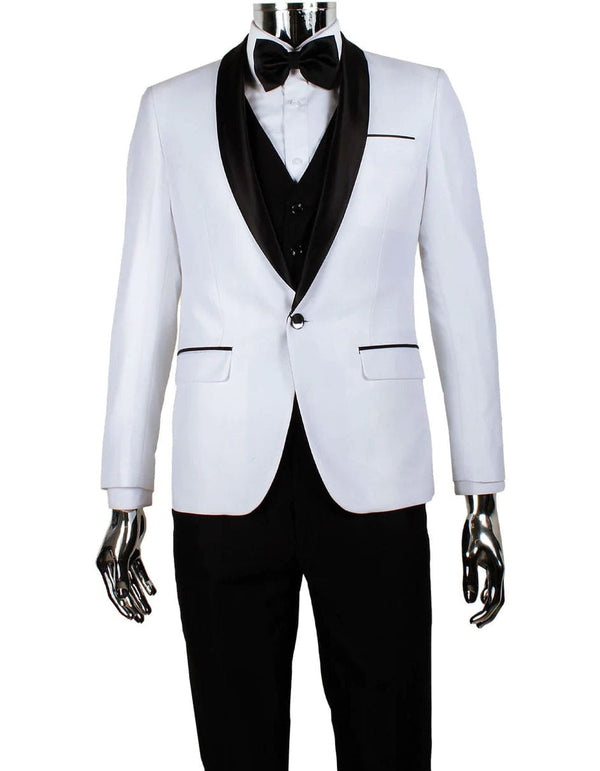 White Prom Suit - White Prom Tuxedo  - White Suit