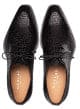 Mezlan Shoes Men's Designer Black Fancy Embossed Derby Lontani