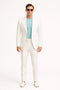 Mens Don Johnson Miami Vice White Suit Halloween Costume
