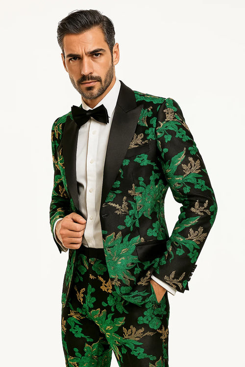 Mens Light Green Suit - Neon Green Suit