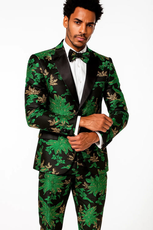Mens Light Green Suit - Neon Green Suit