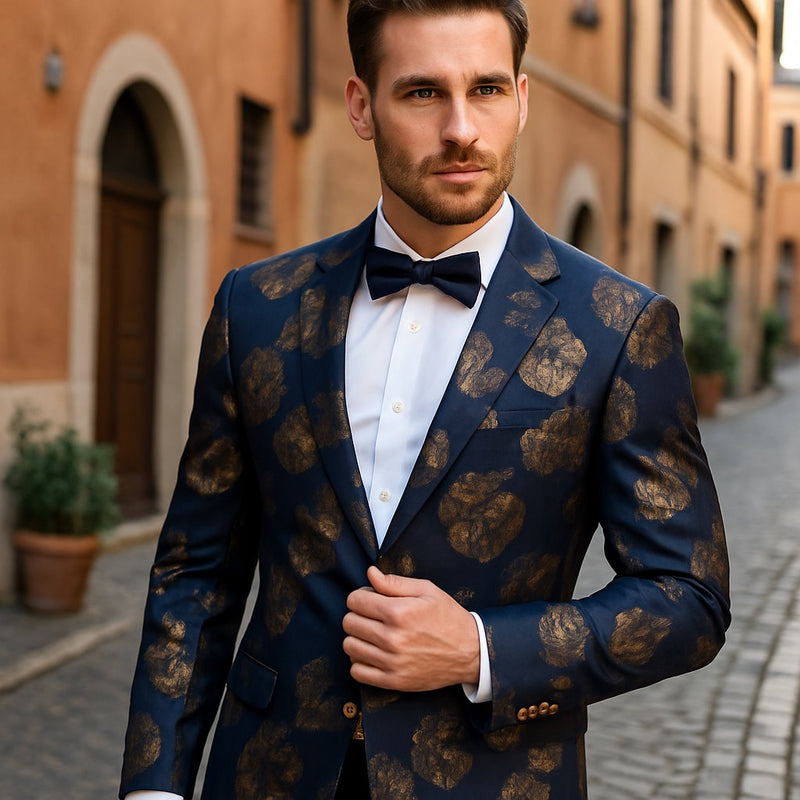 navy-gold-floral-blazer-front-view