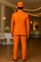 Mens Orange Tuxedo With Pants - Orange Prom 2026 Suit