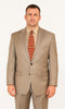 Mens Regal Fit Suit - Beige Suit