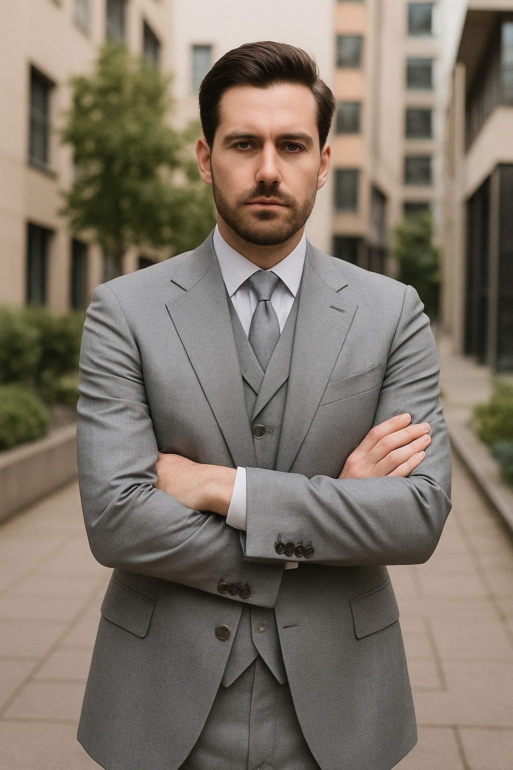 classic notch lapel suit men