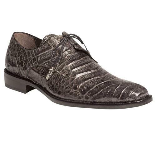 Men’s Mezlan Anderson Caiman Crocodile Dress Shoe – Burgundy