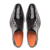 Mezlan Men’s Formal Oxford – Black Patent Leather Dress Shoe, Handmade in Spain