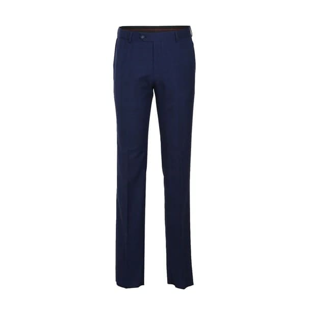Wool Stretch Single Breasted Slim Fit Midnight Blue Suit