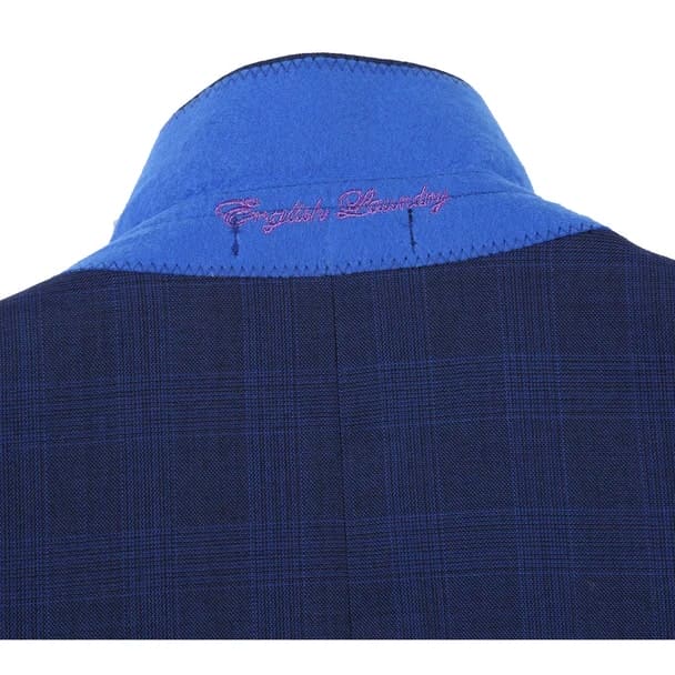 Wool Stretch Single Breasted Slim Fit Midnight Blue Suit