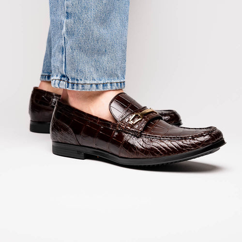 Marco_Di_Milano Milan Brown Leather Oxford