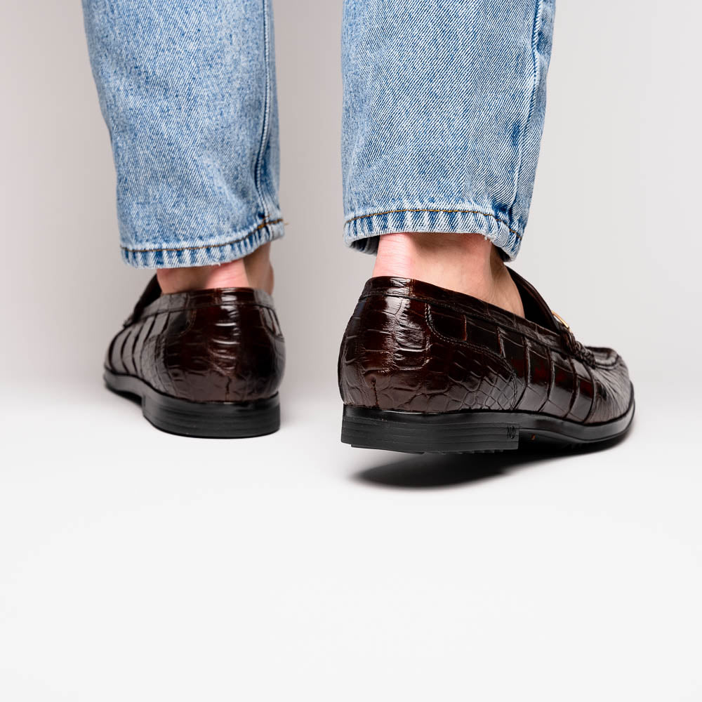 Marco_Di_Milano Milan Brown Leather Oxford