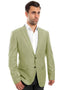 Mens Two Button Summer Linen Blazer in Mint Green