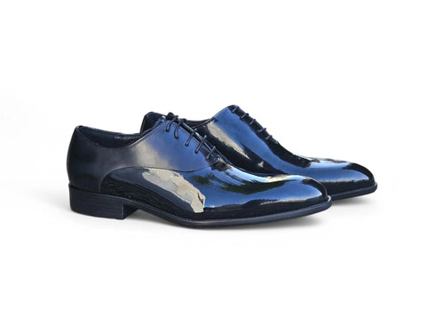 Mix Media Patent Leather Oxford Carrucci