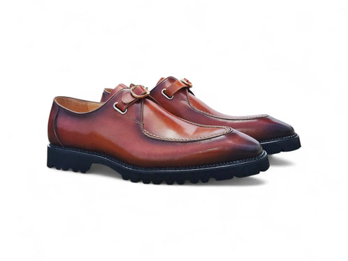 Moc Toe Single Monk Loafer Carrucci