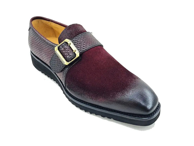 Carrucci Multi Media Buckle Monkstrap Slip-on
