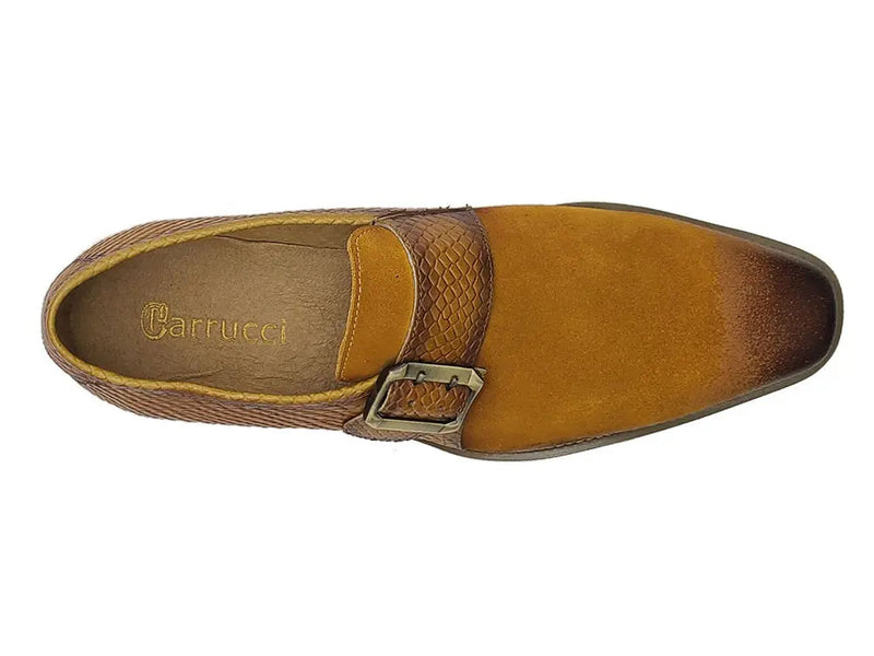 Carrucci Multi Media Buckle Monkstrap Slip-on