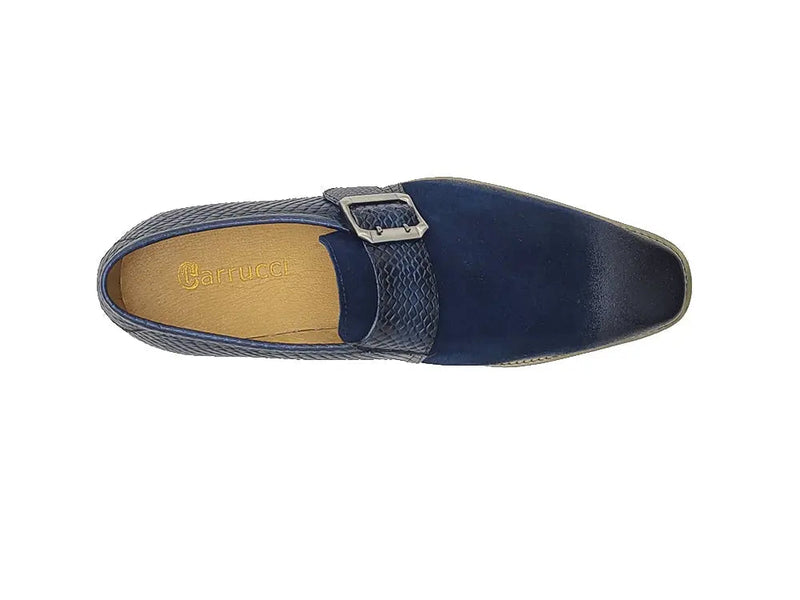 Carrucci Multi Media Buckle Monkstrap Slip-on