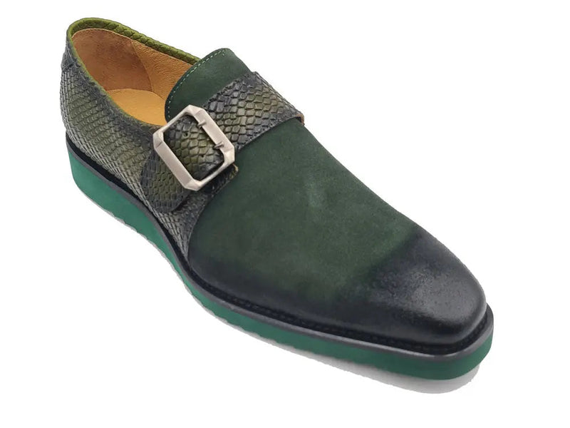 Carrucci Multi Media Buckle Monkstrap Slip-on