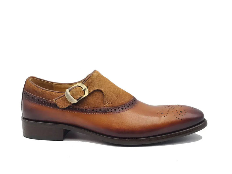 Carrucci Sling Style Single Monk Loafer