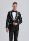 Floral Suit Fancy Black Floral Tuxedo Prom Suit $199