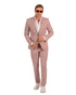 Blush Color Suit For Men - Mauve Suit - Wedding Slim Fit Suit