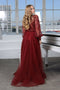 High Couture NR2216 Fitted Long Overskirt Formal Evening Lace Dress