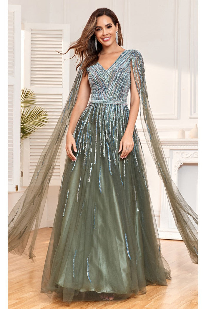 High Couture NR2306 Long A Line Formal Evening Dress