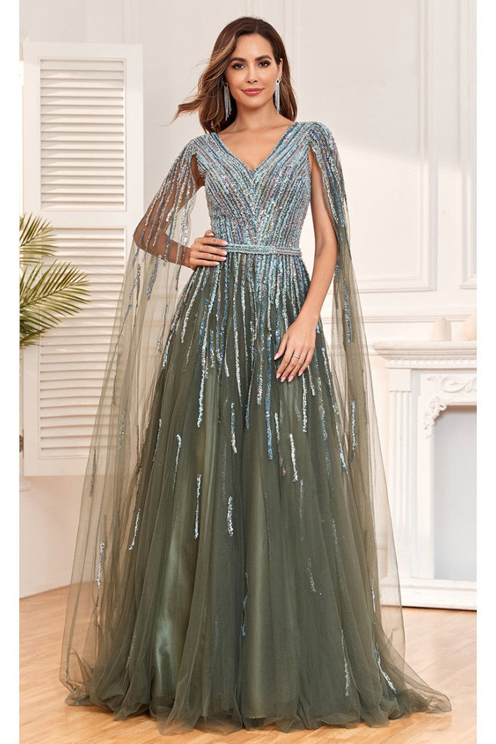 High Couture NR2306 Long A Line Formal Evening Dress