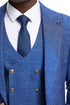 Plaid Suit - Windowpane Suit - Checkered Suit - Mens Vested Navy  Hybrid Fit Suit