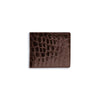 Ferrini Alligator Billfold Wallet Nicotine
