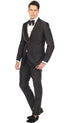 Oxford Black Sharkskin Slim Fit Suit