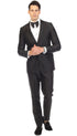 Oxford Black Sharkskin Slim Fit Suit