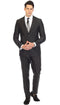 Oxford Black Sharkskin Slim Fit Suit