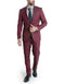 Slim Fit Burgundy Suit - AlbertoNardoniStore