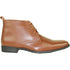 Mens Formal Prom & Wedding Dress Ankle Boot In Brown