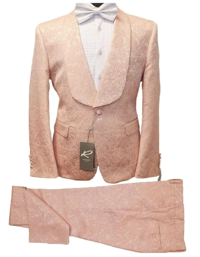 Rossiman Suits For Sale -  Mens Designer Suit - Fashion Suits - Fancy Peach Orange Suits Orange Prom  2026 Suits