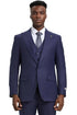 Plaid Suit - Windowpane Suit - Checkered Suit - Mens Vested Eggplant Purple Suit