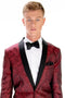 Smoking Traje - Esmoquin - Smoking Para Hombre - Apple Red Tuxedo