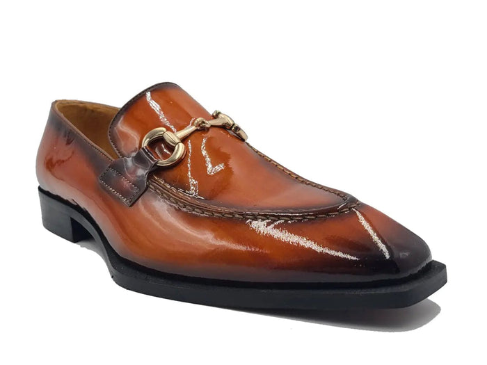 Carrucci Patent Leather Buckle Loafer