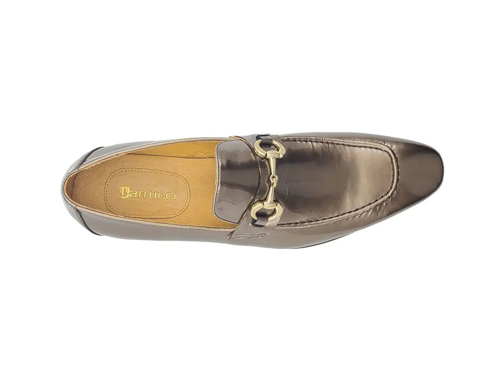 Men’s Patent Leather Horsebit Loafers – Sleek Slip-On Dress Shoes