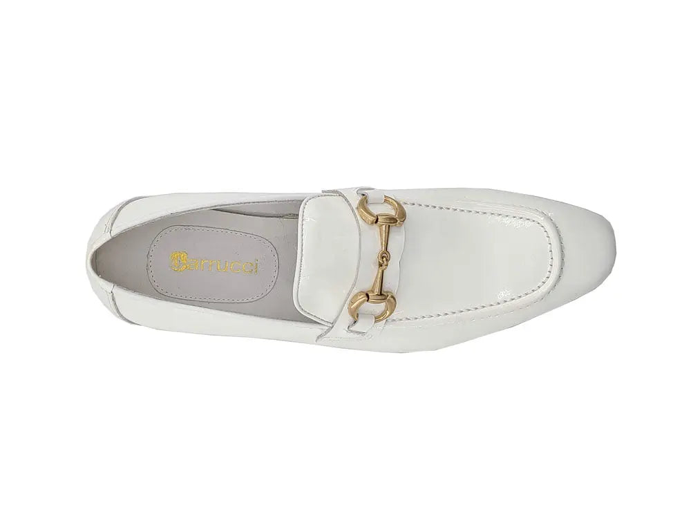 Men’s Patent Leather Horsebit Loafers – Sleek Slip-On Dress Shoes