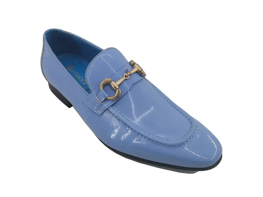 Men’s Patent Leather Horsebit Loafers – Sleek Slip-On Dress Shoes